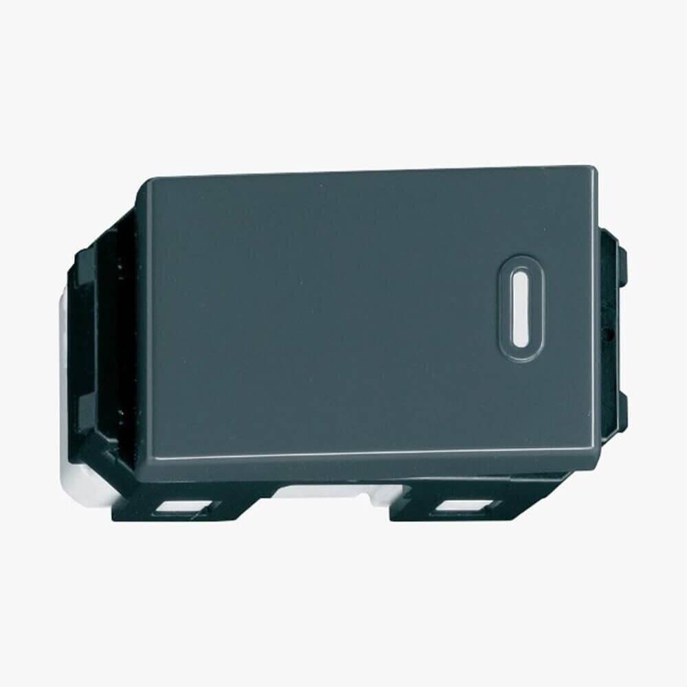 Panasonic nhân công tắc 1 chiều màu đen ánh kim (Wide series)