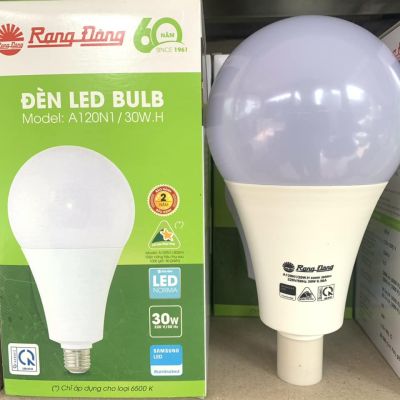 Rạng Đông Bóng đèn LED BULB tròn 30W ánh sáng trắng