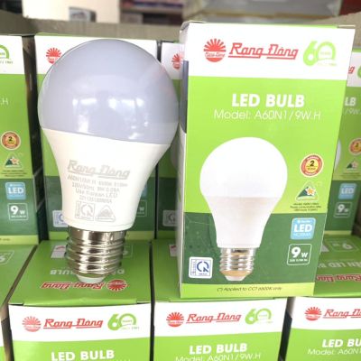 Rạng Đông Bóng đèn LED BULB tròn 9W ánh sáng vàng