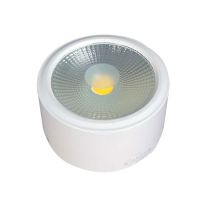 ACA Đèn Led ống bơ thân trắng 7w ánh sáng trung tính