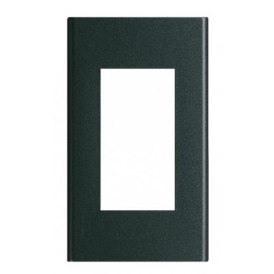 Panasonic mặt dùng cho 3 thiết bị màu đen ánh kim (Wide series)