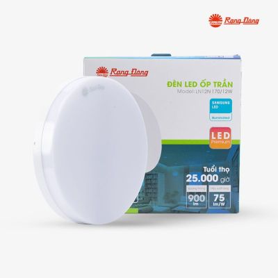 Rạng Đông ốp trần tròn 12w ánh sáng trắng LN12N 170/12W