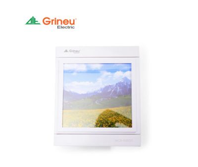 Tủ điện âm tường mặt tranh 2/4