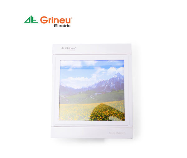 Tủ điện âm tường mặt tranh 2/4